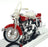 Maisto 1/18 Scale 39360 - 1962 Harley Davidson FLH Duo Glide - Red/White