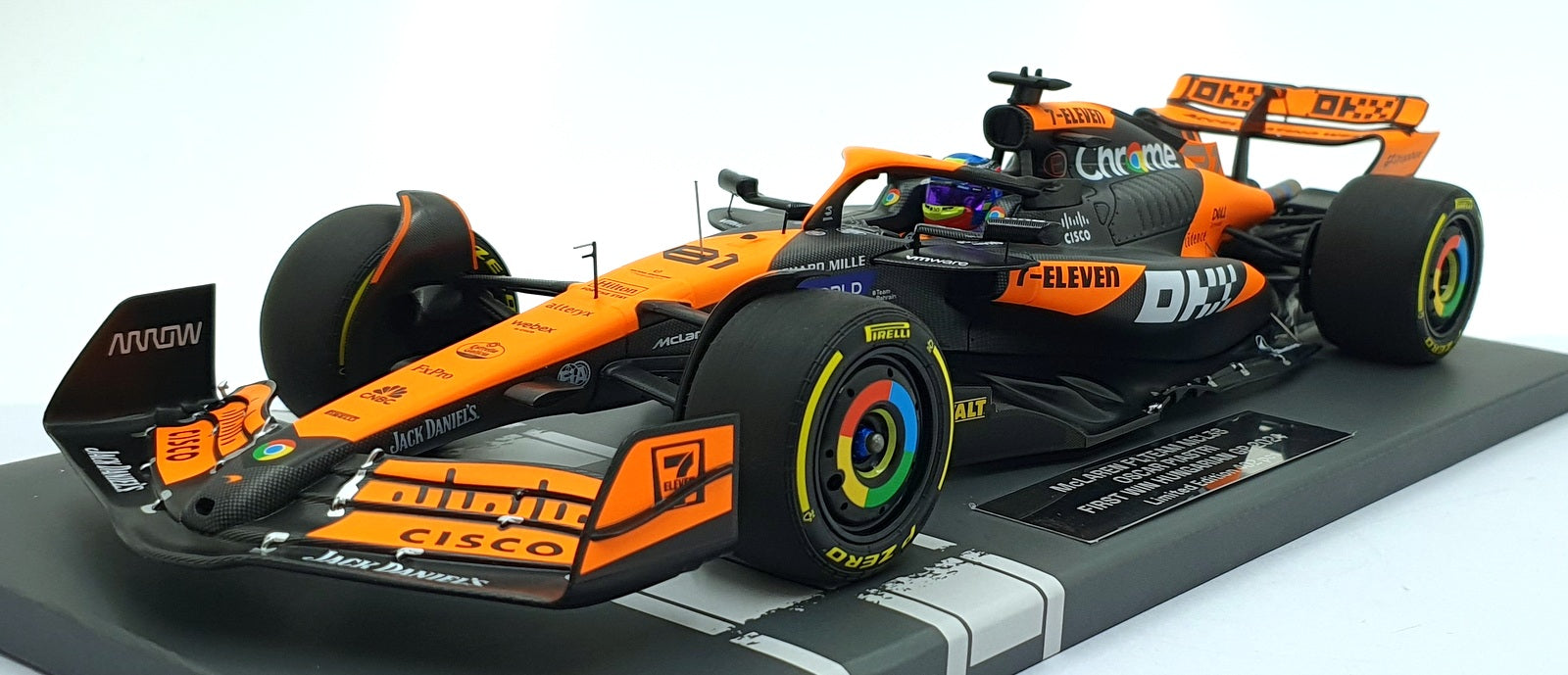 Minichamps 1/18 Scale 537 243181 McLaren F1 MCL38 #81 Hungarian GP 2024 Piastri