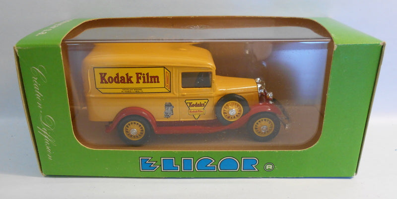 Eligor 1/43 Scale Diecast Model 1182 KODAK FILM VAN YELLOW