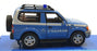 Cararama 1/43 Scale 210226I - Toyota Land Cruiser Polizia Police Car - Blue