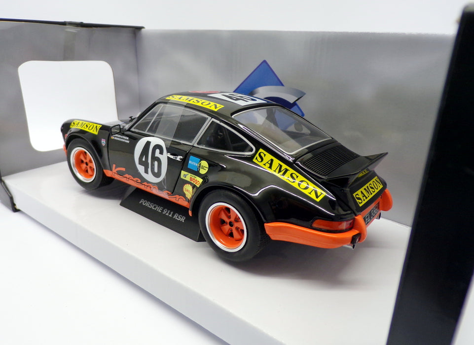 Solido 1/18 Scale Diecast S1801110 - Porsche 911 RSR - #46 24H SPA 1973 - Black
