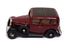 Milestone Miniatures 1/43 Scale VM2 - Vauxhall Lt. 6 Saloon Std. - Maroon/Black