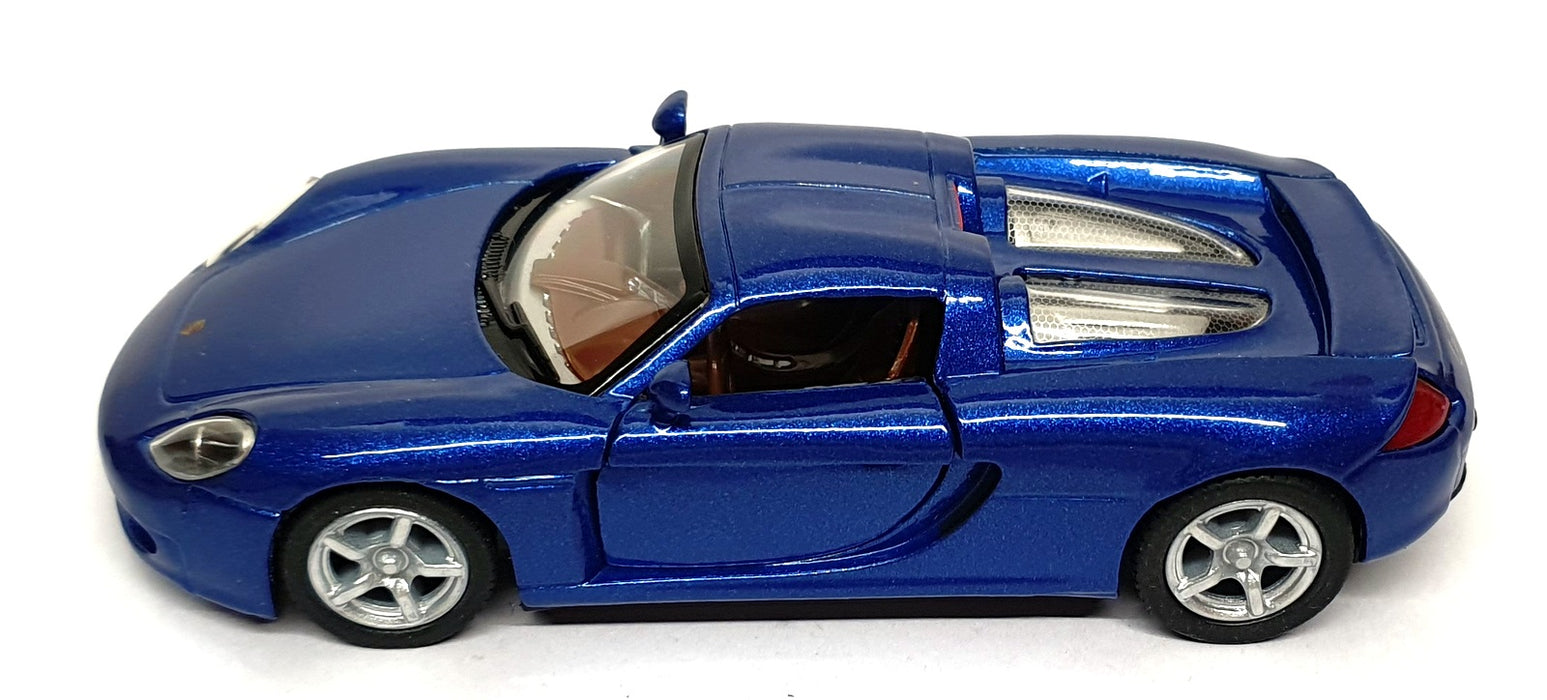 Kinsmart 1/32 Scale Pull Back & Go TY1239 - Porsche Carrera - Met. Blue
