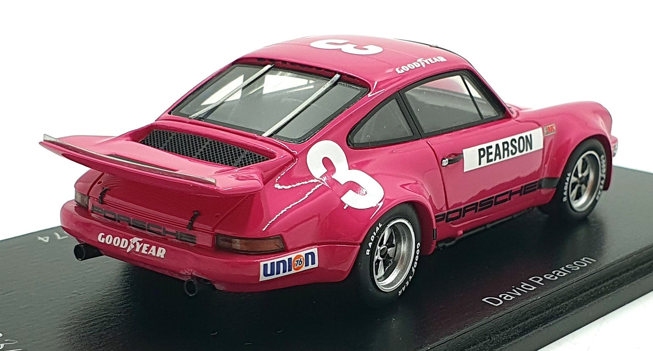 Spark 1/43 Scale US144 - Porsche RS 3.0 #5 4th IROC Daytona 1974
