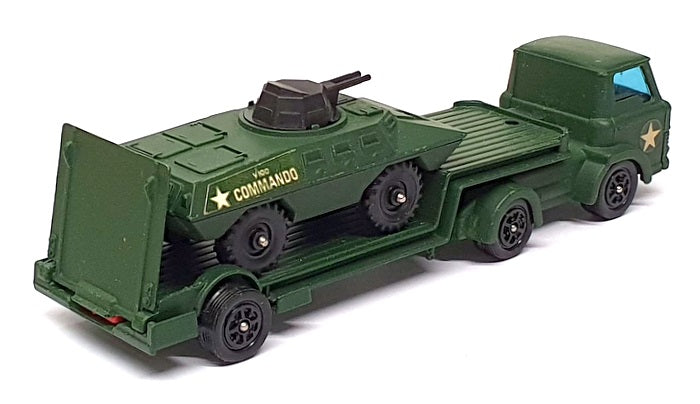 Corgi 14cm Long Diecast E2012 - Military Transporter & Armoured Car - Green
