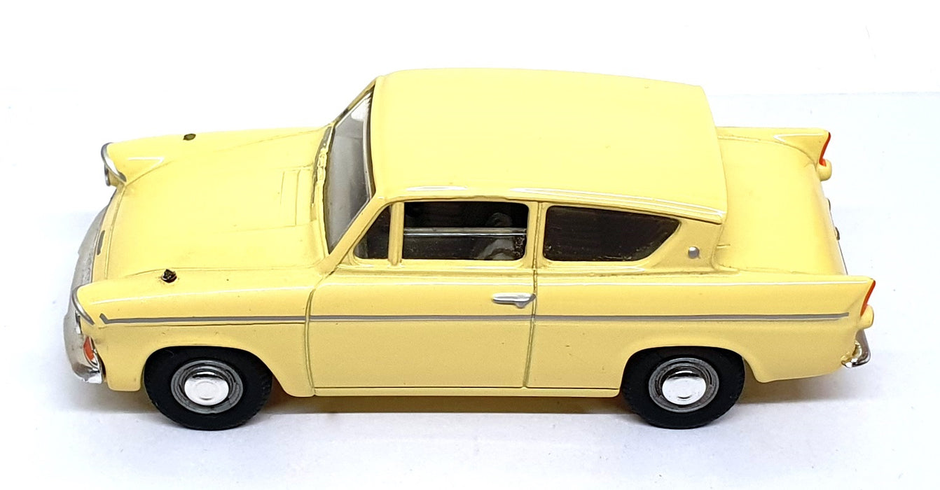 Vanguards 1/43 Scale Diecast VA1008 - Ford Anglia - Yellow