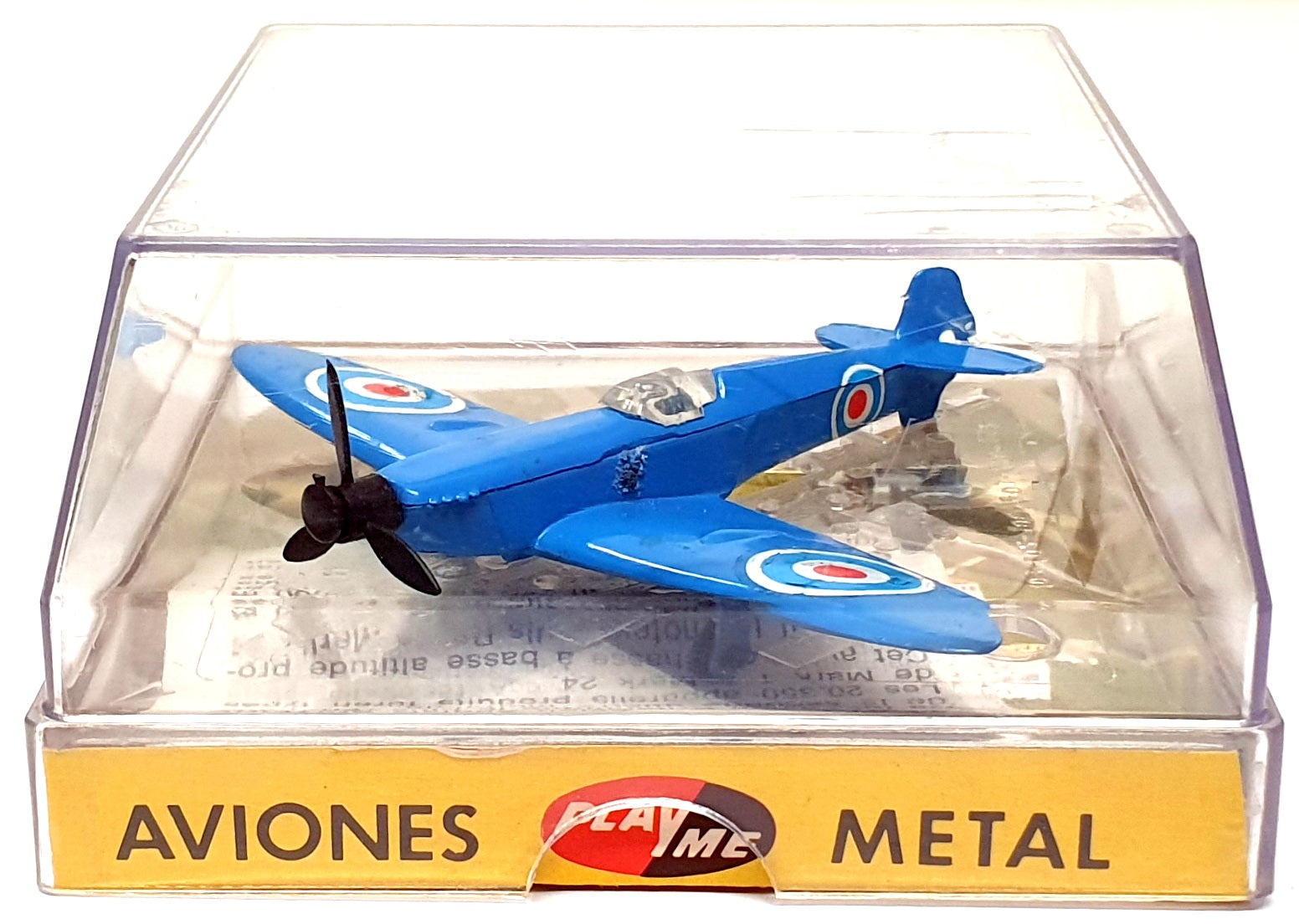 Aviones Play Me Diecast 105 - Spitfire Aircraft - Blue