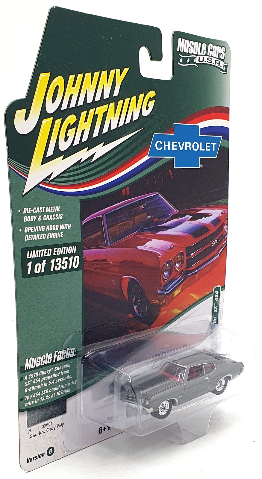 Johnny Lightning 1/64 Scale JLMC029 1970 Chevrolet Chevelle SS 454