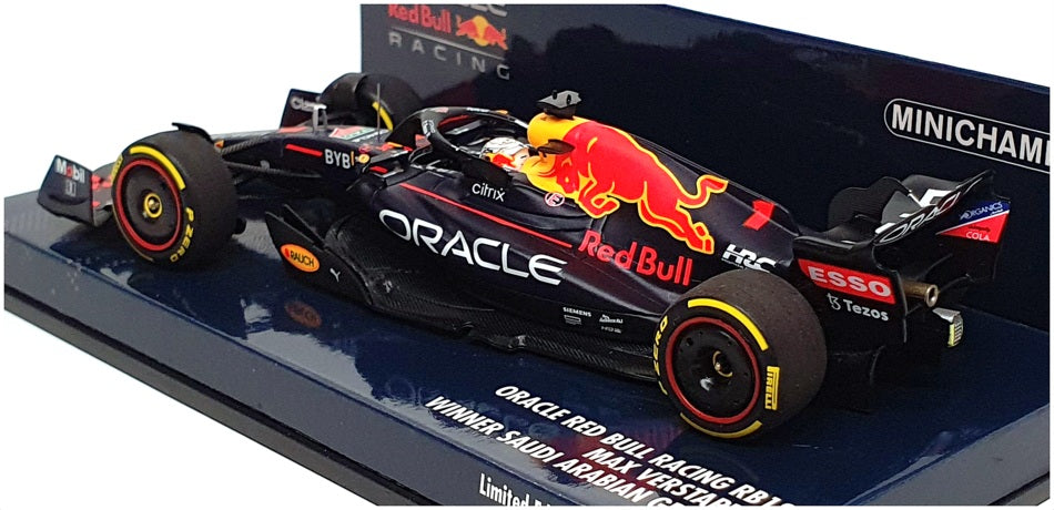 Minichamps 1/43 Scale 417 220101 - F1 Red Bull RB18 1st Verstappen S Arabia 2022