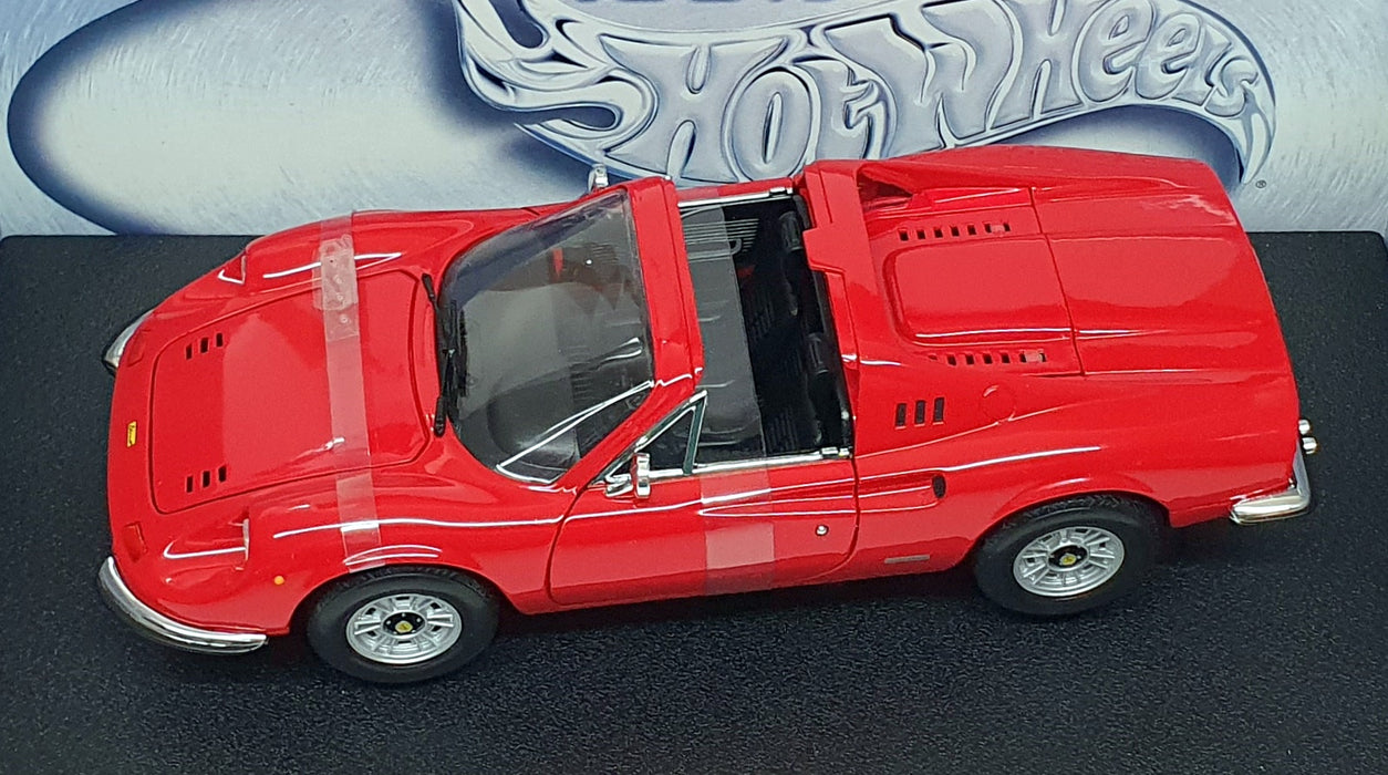 Hot Wheels 1/18 Scale Diecast 54601 - Ferrari Dino 246 GTS