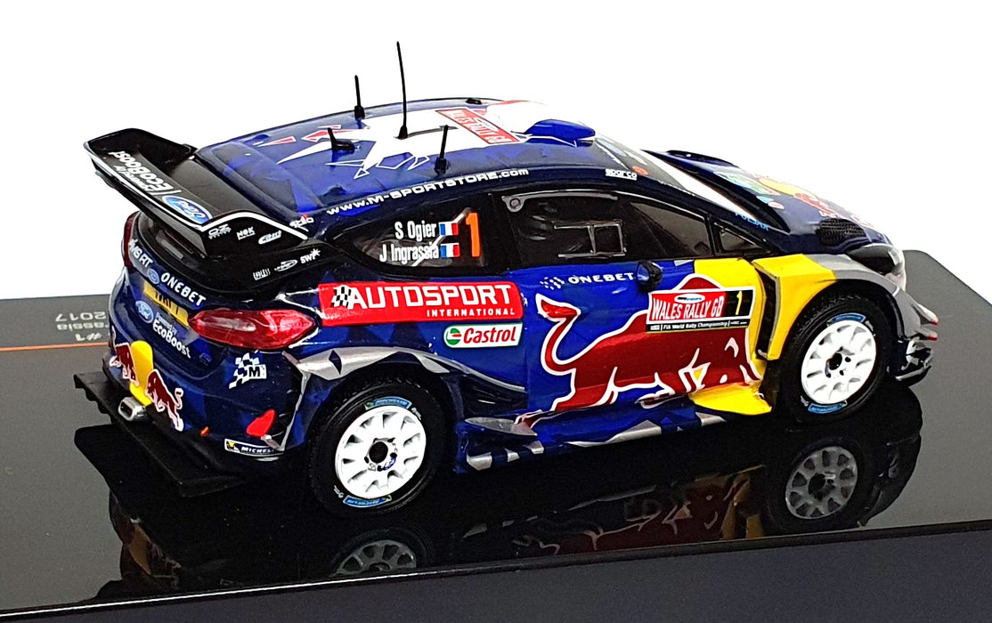 Ixo 1/43 Scale RAM655 - Ford Fiesta WRC #1 Wales Rally 2017 Ogier/Ingrassia