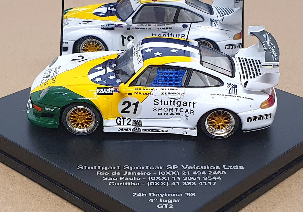 Vitesse 1/43 Scale V24H98 Porsche Stuttgart Sportcar Brasil #21 24h Daytona 1998