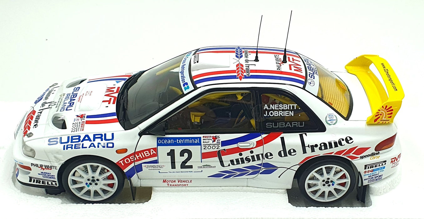 Sun Star 1/18 Diecast 5752 - Subaru Imprezza S6 WRC '00 #12 1st JC Rally 2002