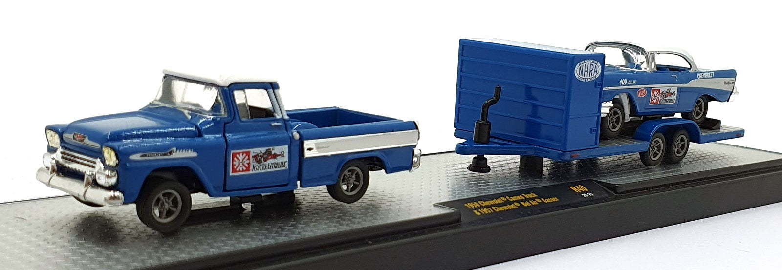 Castline M2 Machines 1/64 Scale R40 - 1958 Chevrolet Cameo & 1957 Bel Air Gasser