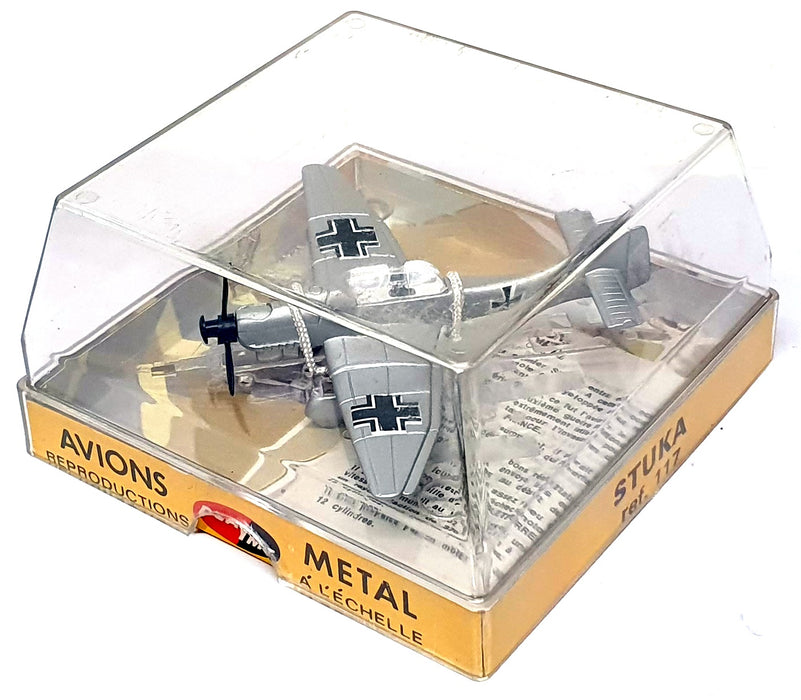 Aviones Play Me Diecast 117 - Junkers Stuka Aircraft - Silver