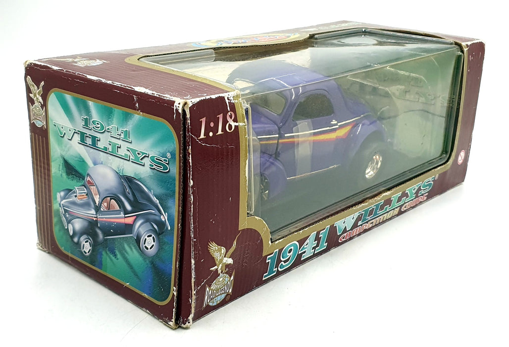Road Signature 1/18 Scale Diecast 92278 - 1941 Willys Coupe - Purple
