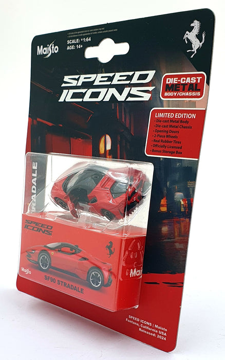 Maisto 1/64 Scale 15700 - Speed Icons Ferrari Monza SP1 - Red
