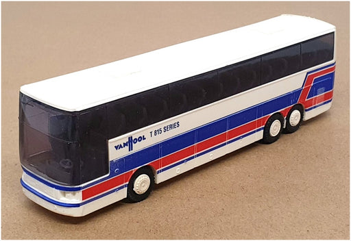 Limo Cars 1/87 Scale 61404 - Van Hool T815 Coach Bus - White/Red/Blue