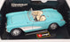 Burago 1/18 Scale Diecast 3024 - 1957 Chevrolet Corvette - Turquoise/White
