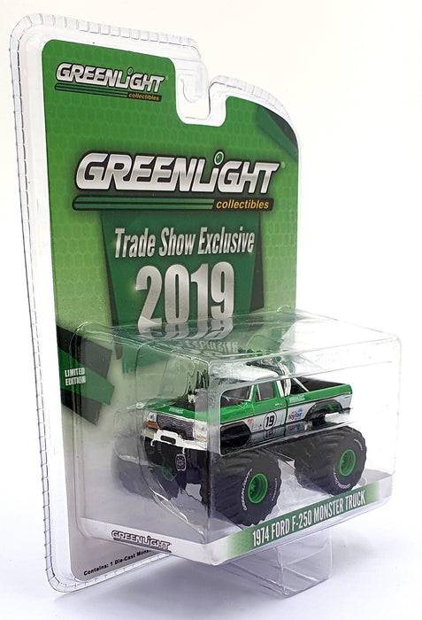 Greenlight 1/64 Scale 30006 - 1974 Ford F-250 Monster Truck - Green