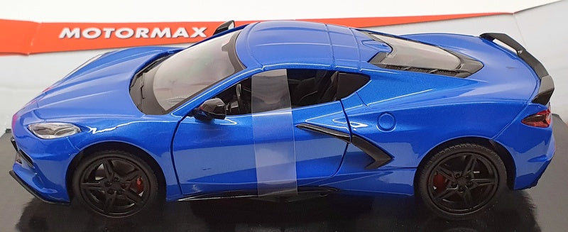 Motor Max 1/24 Scale 79360 - 2020 Corvette C8 - Met Blue