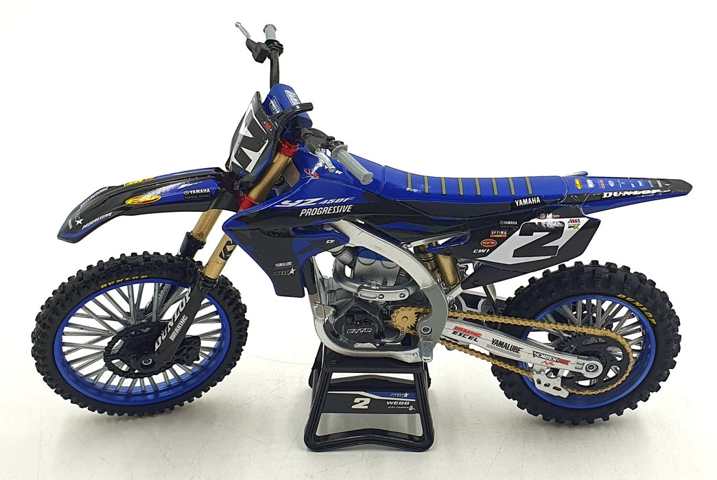 NewRay 1/12 Scale 58483 - Yamaha YZ450F #2 Motorbike - Webb