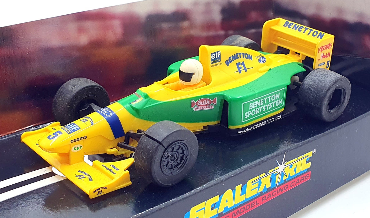 Scalextric 1/32 Scale Slotcar C142 - Ford Benetton B193 #5 - White Helmet