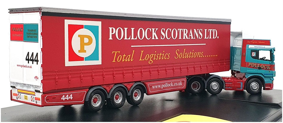Oxford Diecast 1/76 Scale SCA02CS - Scania Truck & Trailer - Pollock (Scotrans)