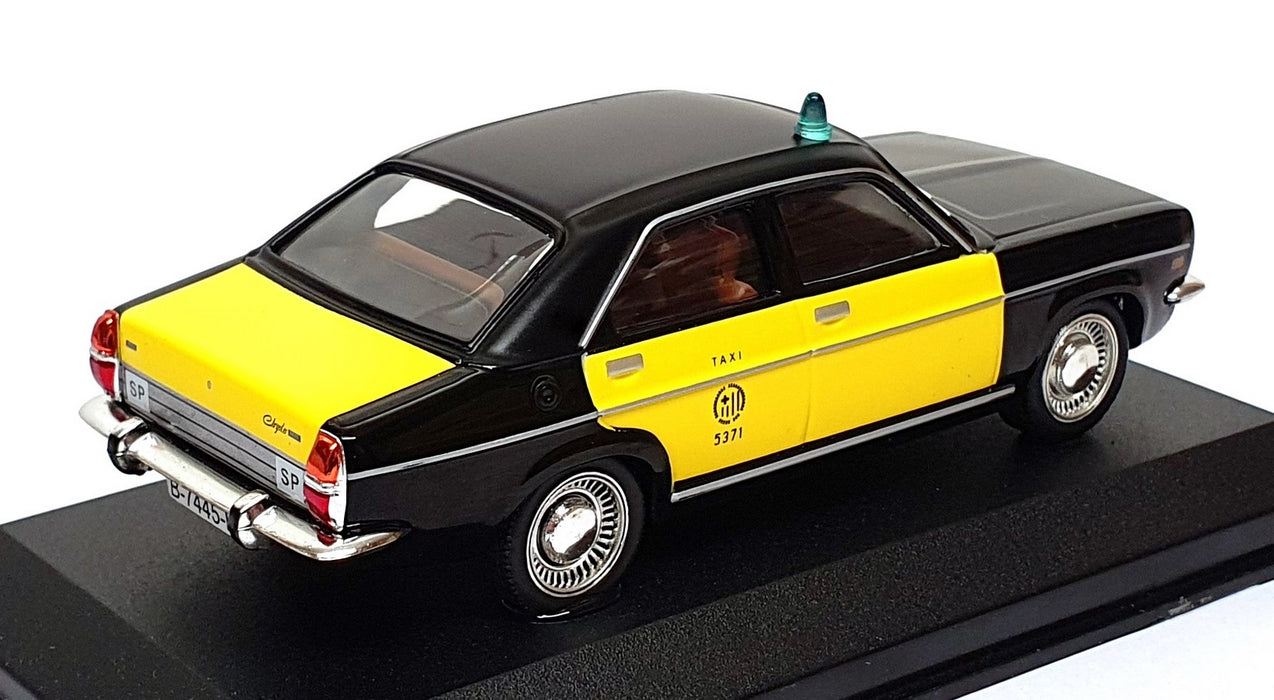 Altaya 1/43 Scale B-7445 - 1980 Chrysler Diesel Barcelone Taxi - Black/Yellow