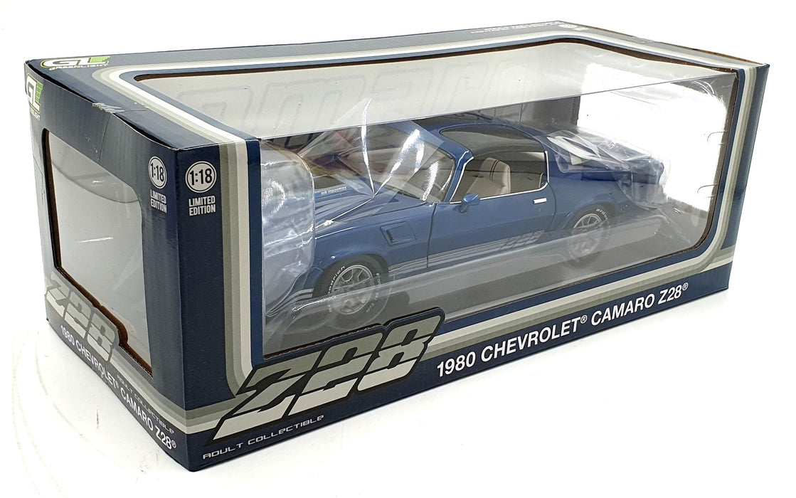 Greenlight 1/18 Scale Diecast 13691 - 1980 Chevrolet Camaro Z28 - Blue