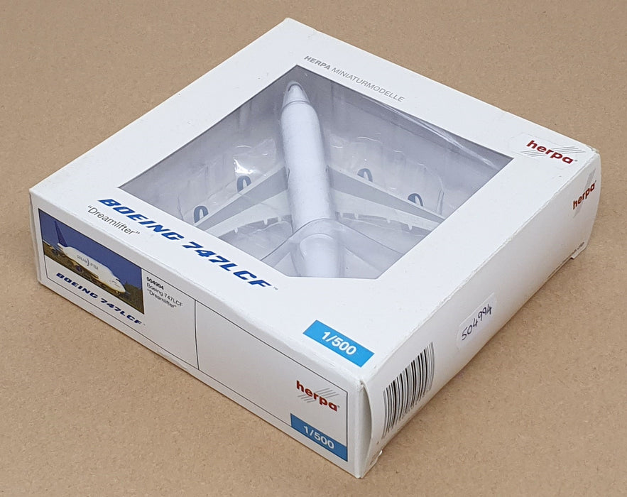 Herpa 1/500 Scale 504994 - Boeing 747LCF Dreamlifter Aircraft N249BA