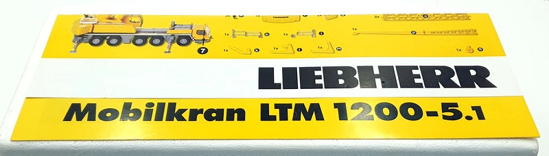 Conrad 1/50 Scale Diecast 2101/0 Liebherr LTM1200-5.1 Mobile Crane