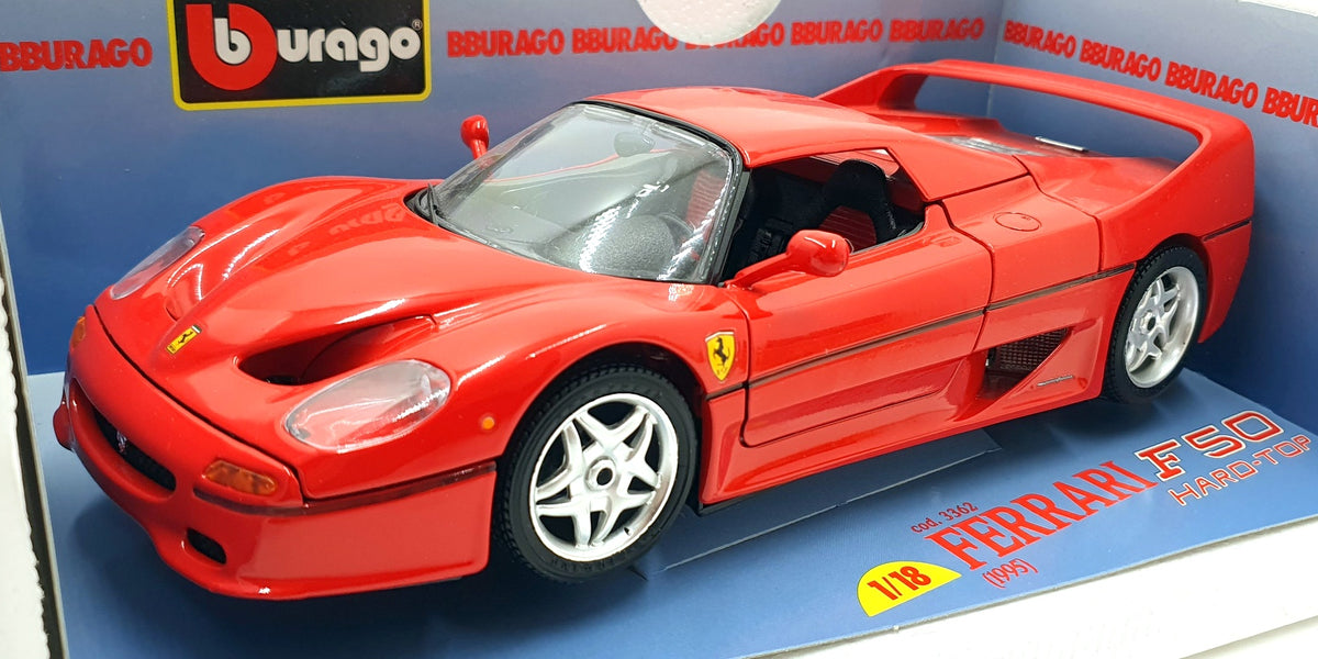 1/18 Bburago （ブラーゴ）フェラーリF50 ハードトップ BURAGO 1/18 Scale FERRARI F50 HARD TOP”Catalunya Splash