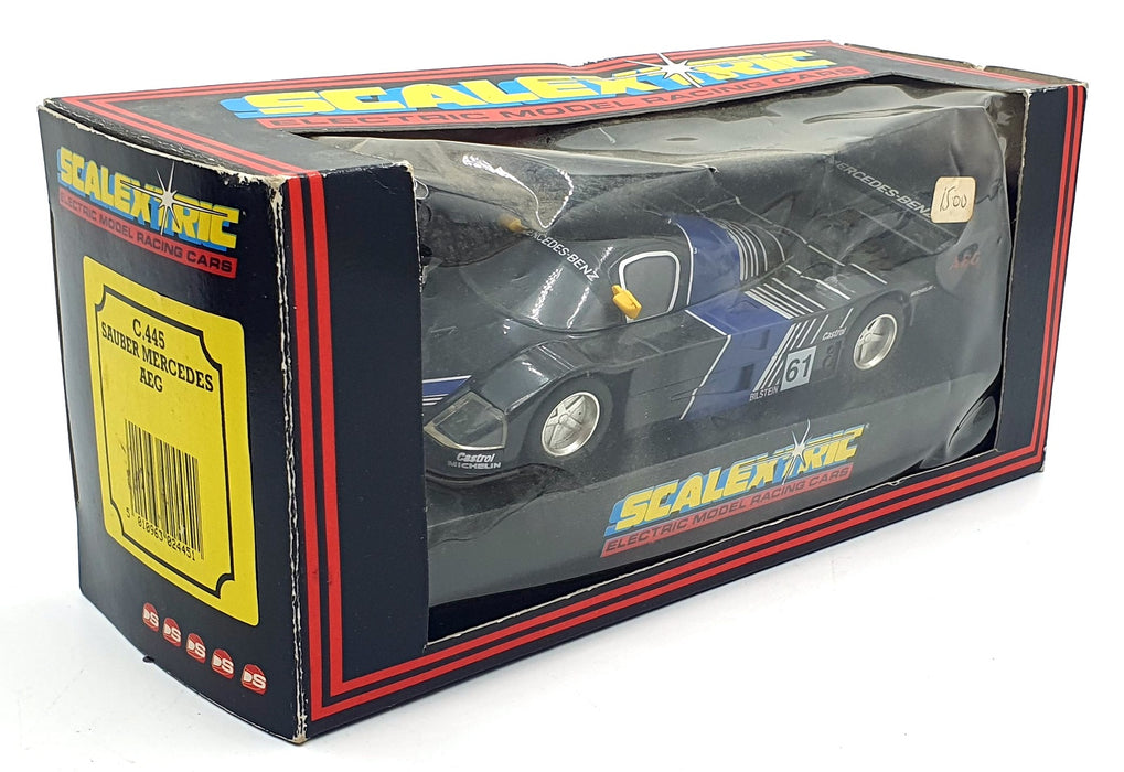 Scalextric 1/32 Scale Slotcar C445 - Sauber Mercedes AEG #61 - Black