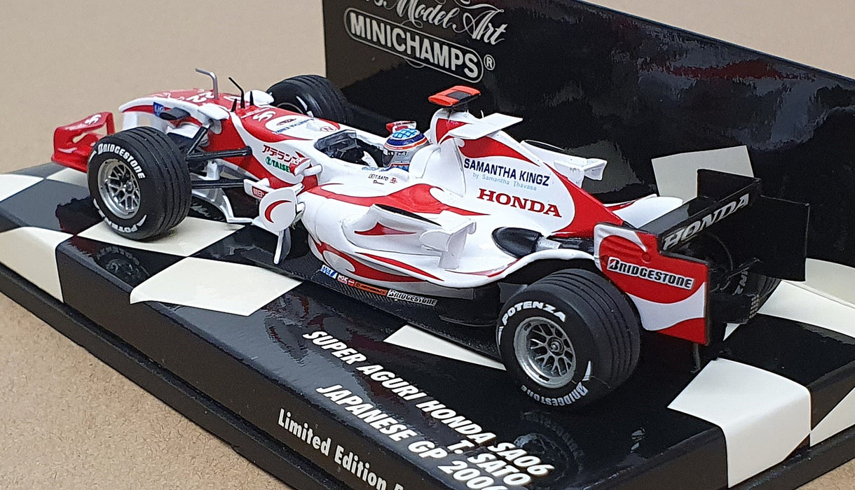 Minichamps 1/43 Scale 400 060122 - F1 Super Aguri Honda SA06 Japan GP 2006 Sato