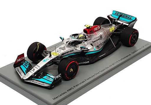 Spark 1/43 Scale S8515 - F1 Mercedes AMG 3rd Bahrain GP 2022 Lewis Hamilton