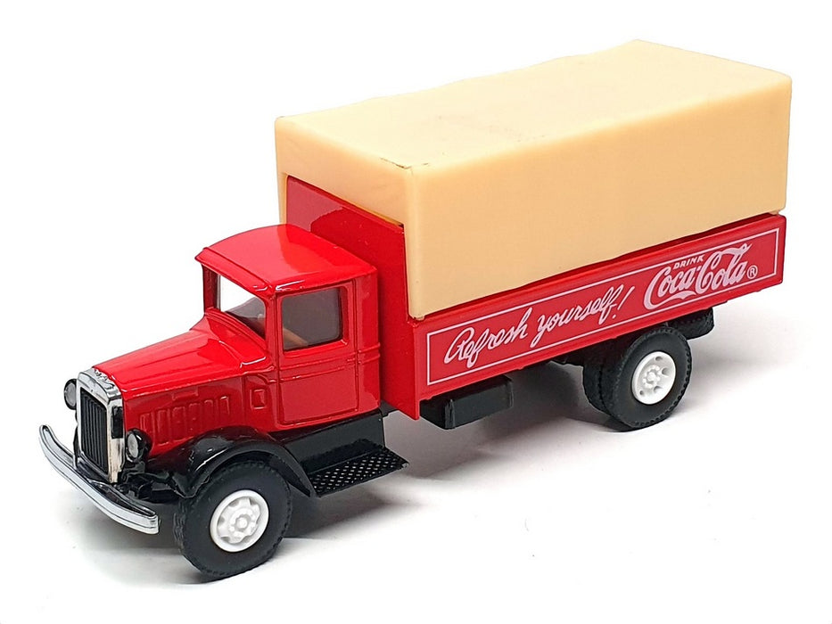 AHL Hartoy 1/64 Scale 64110 - Mack Truck "Coca-Cola" Coke - Red/Beige