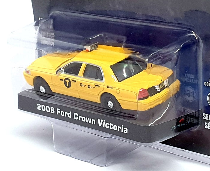 Greenlight 1/64 Scale 44790-F - 2008 Ford Crown Vic Taxi John Wick 2 - Yellow