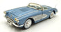 Motor Max 1/18 Scale Diecast 14126Q - 1958 Chevrolet Corvette -Blue/Silver