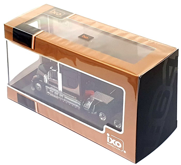 Ixo Models 1/64 Scale 64TR009A - 2010 International Lonestar Truck Black/Silver