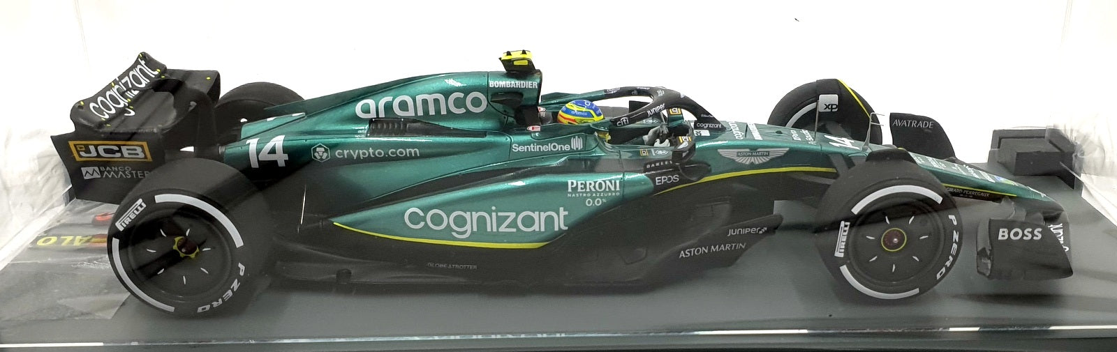 Spark 1/18 Scale 18S956 - Aston Martin AMR23 F1 Team #14 2nd Canada GP 2023