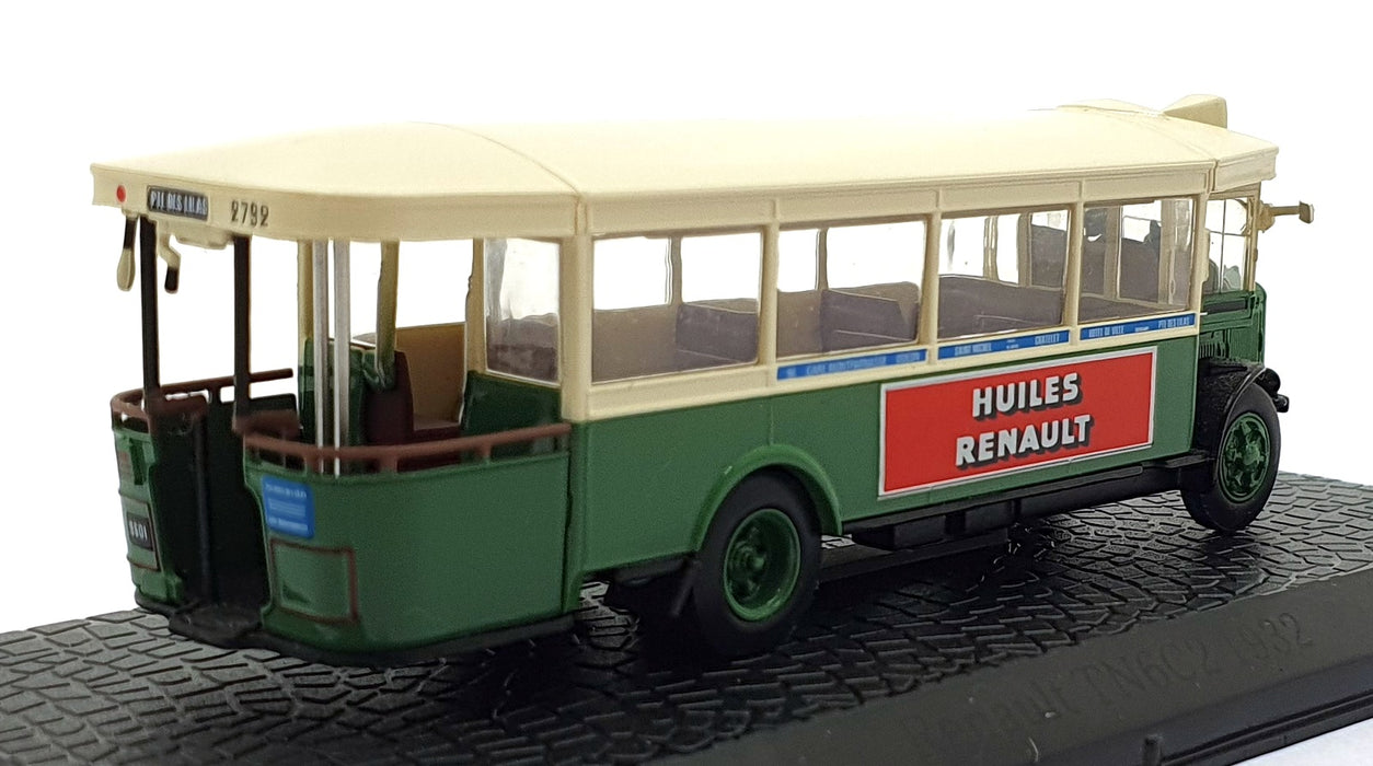 Atlas Editions 1/72 Scale 7 163 133 - 1932 Renault TN6C2 - Green/Cream