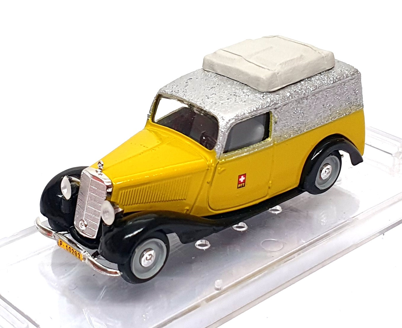 Vitesse 1/43 Scale 293 - Mercedes Benz 170 Van Postes Suisses - Yellow/Silver