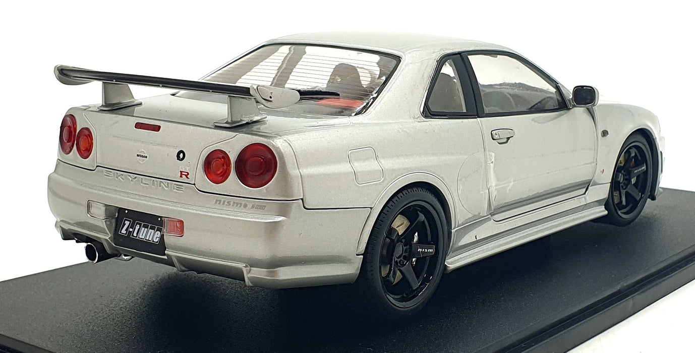 Solido 1/18 Scale S1804312 - 1999 Nissan Skyline GT-R (R34) Ztune - Silver