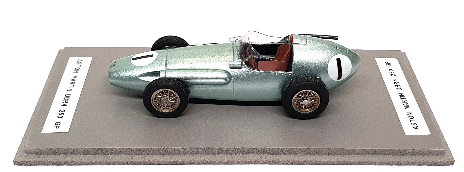 Unknown Brand ? 1/43 Scale AM250 - Aston Martin DBR4 250 GP #1 - Lt. Green
