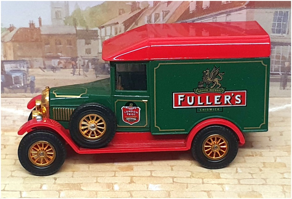 Matchbox Appx 10cm Long YY047/SA - Morris Cowley Van (Fullers) Green/Red