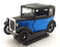 Ricko 1/18 Scale Diecast 32130 - 1932 Austin 7 Deluxe Saloon Blue/Black