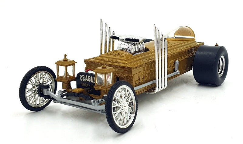 Auto World 1/18 Scale AWSS137 - The Mungsters Drag-u-la - Gold