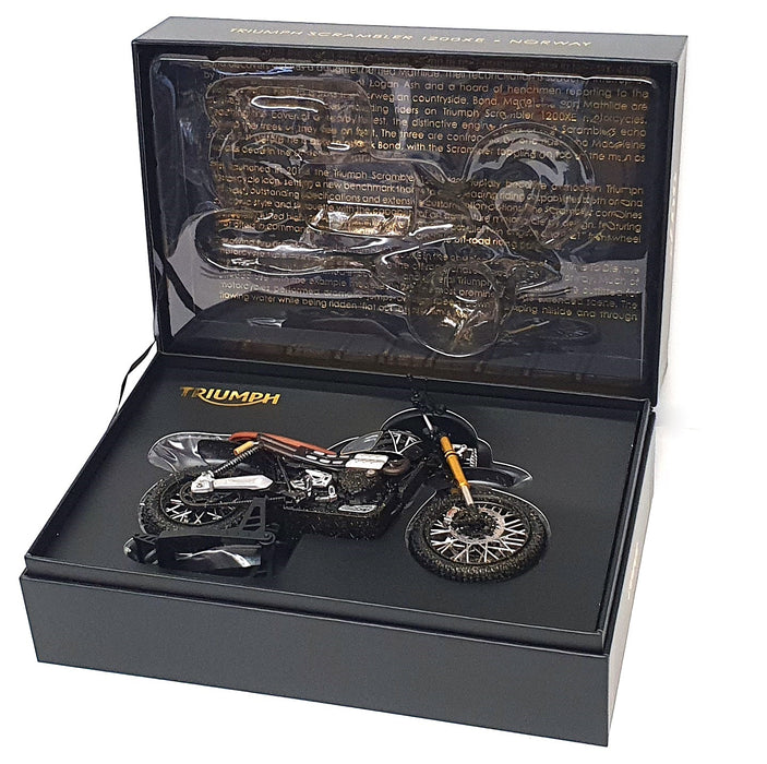 Corgi 1/12 Scale CC08403 Triumph Scrambler 1200XE Norway Bond 007 No Time To Die