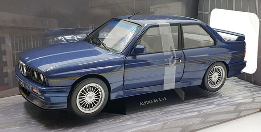 Solido 1/18 Scale Diecast S1801520 - 1990 BMW Alpina B6 3,5S - Mauritius Blue